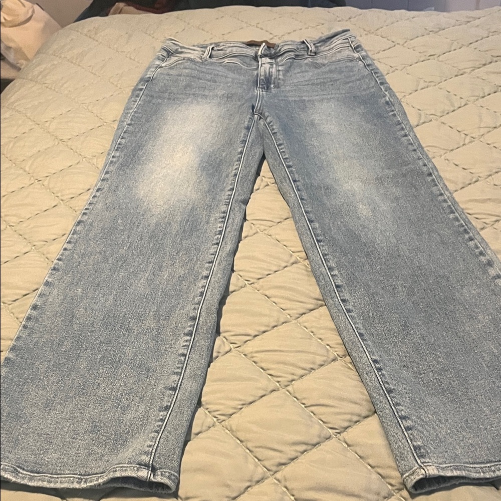 Judy Blue Light Blue Straight Leg Jeans